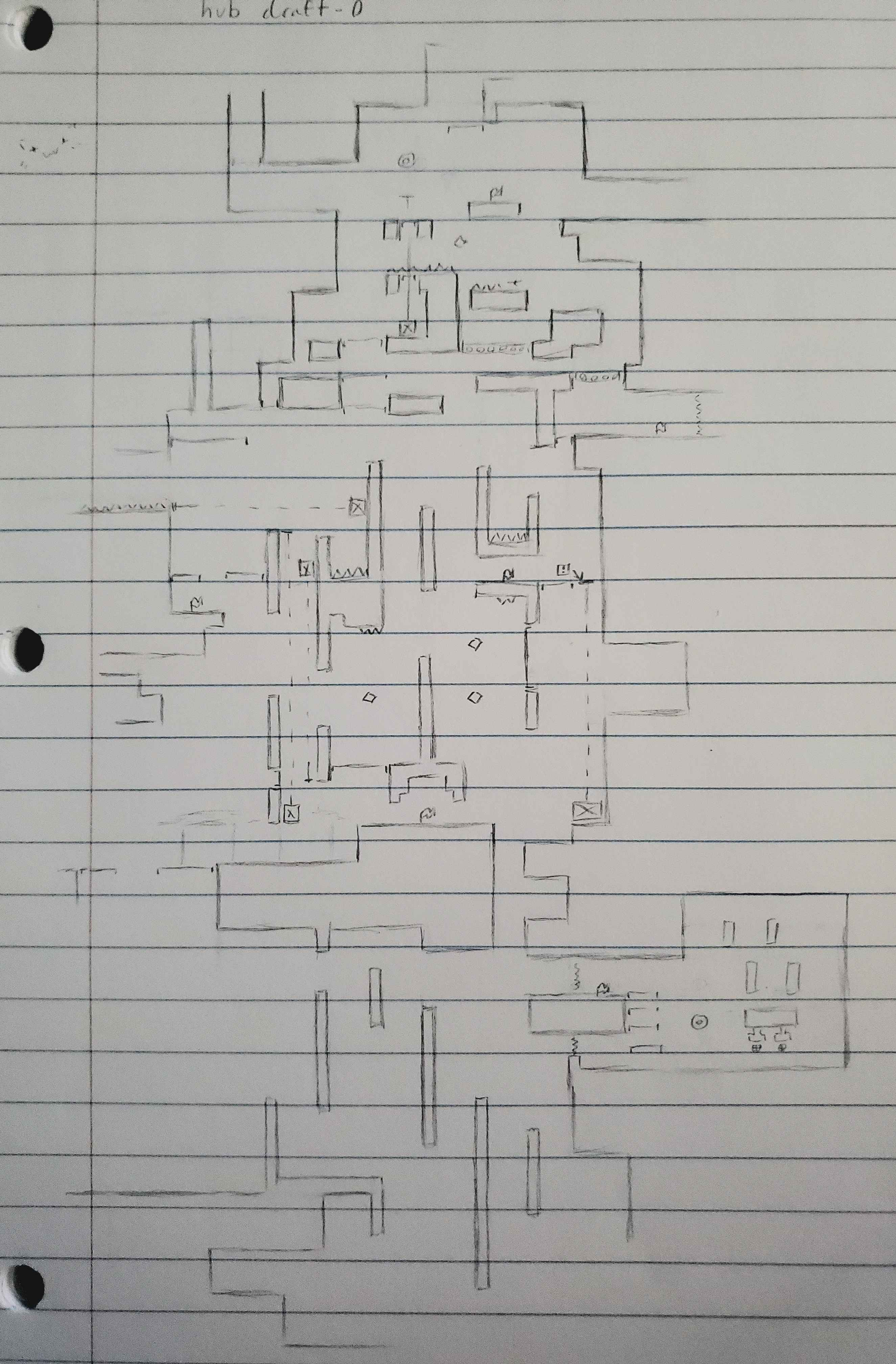 a picture of hand drawn level design